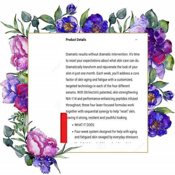 StriVectin Anti Wrinkle Skin Reset 4 WEEKS Intensive Rejuvenation S… - Picture 10 of 14